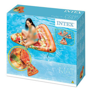 بسته بندی تشک بادی روی آب طرح پیتزا اینتکس 58752